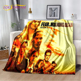 The Walking Dead Horror Soft Plush Blanket,Flannel Blanket Throw Blanket for Living Room Bedroom Bed Sofa Picnic Cover Bettdecke