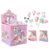 32Pcs/Box Sanrio Blind Box Doll Pencil Eraser Hello Kitty Melody Pochacco Erasers Mystery Box Student Stationery Birthday Gift