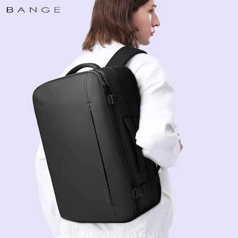 Bange 35L/45L Travel Backpack Men Business Aesthetic Backpack School Bag Large 17.3 Laptop Waterproof Fashion Backpack Male