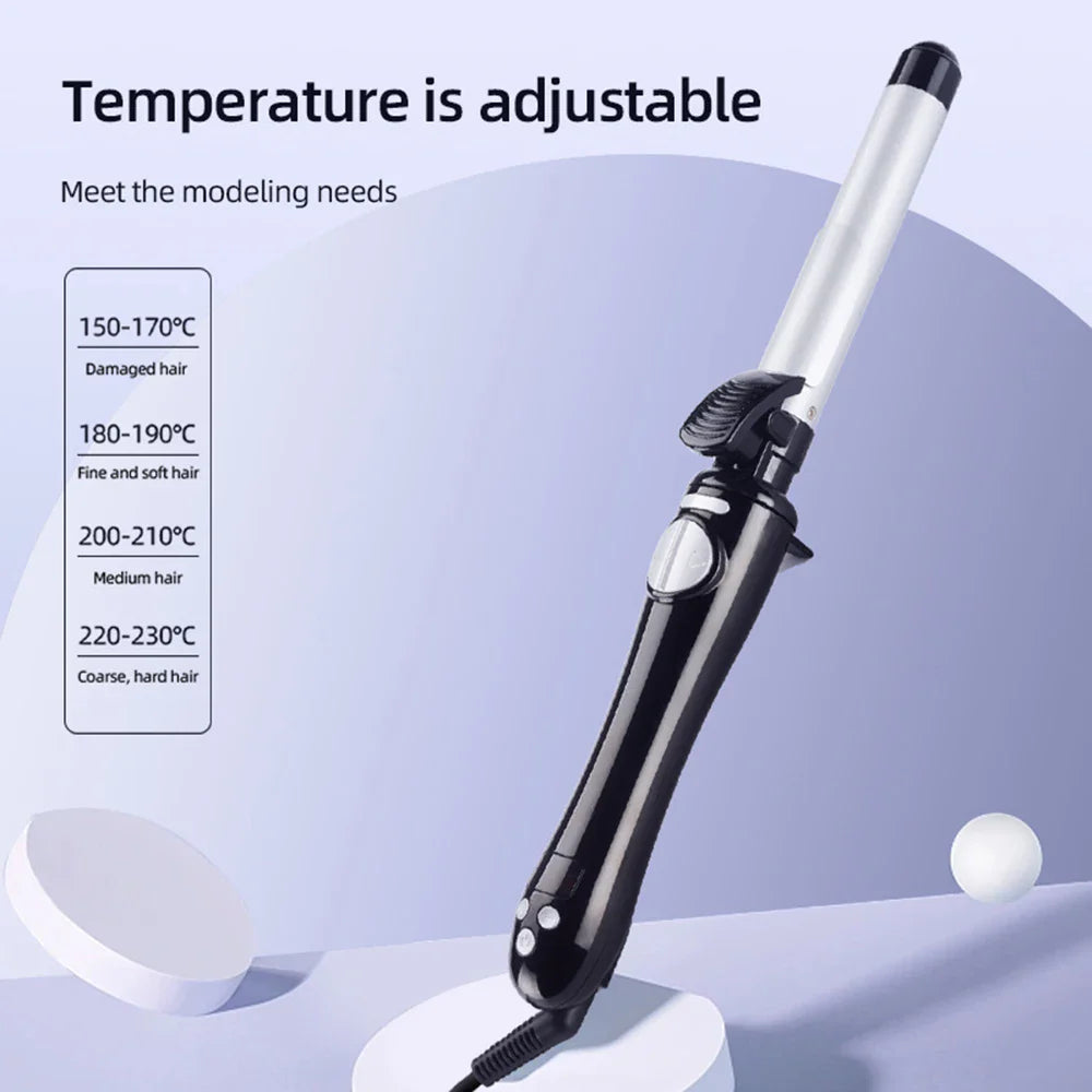 2023 New 25mm Automatic Rotating Curling Iron Ceramic Barrel Hair Curlers Wave Hair Styling Appliances Tools