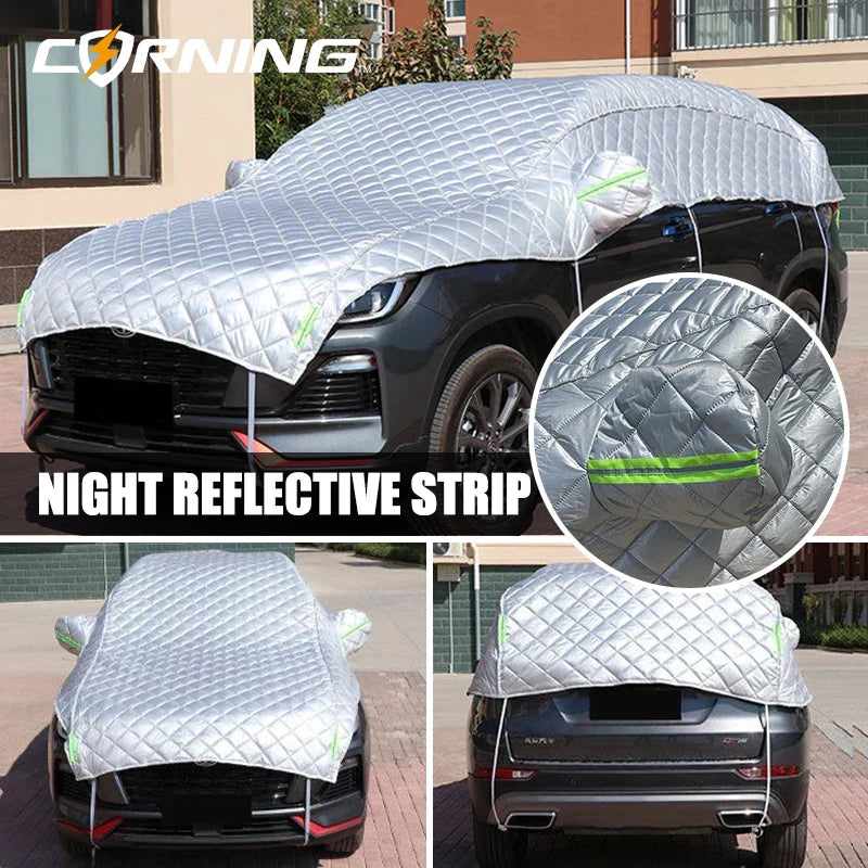 Awning for Car Sunshield Body Cover Waterproof Outdoor Hail Protector Protect Exterior Auto Covers Anti Haile Windshield Awnings