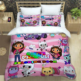 Gabby's Dollhouse Bedding Sets exquisite bed supplies set duvet cover bed comforter set bedding set luxury birthday gift