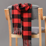 Luxury Brand Plaid Winter Men Scarf Warm Cashmere Scarves Fashion Male Shawl Bufandas Casual Men's Tassel Pashmina Wraps