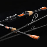 2023 New Ultra-light Fishing Rod Carbon Fiber Spinning/casting Lure Pole Solid Top UL Super Soft Fast Trout Fishing Rods