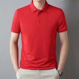 Pure Cotton Short Sleeved T-shirt, Men's Lapel, Summer New Casual and Comfortable POLO Shirt