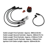 Car Ignition System Kit Distribution Cap With Rotor Ignition Wires For Golf 3 Passat 35I Vento 1H0998031 Car Accessories