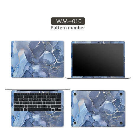 DIY Marble Cover Laptop Skin Sticker Vinyl 13.3"14"15.6"17.3"  Stickers for Macbook pro/Lenovo/Msi/Hp/Acer Skins Decorate Decal