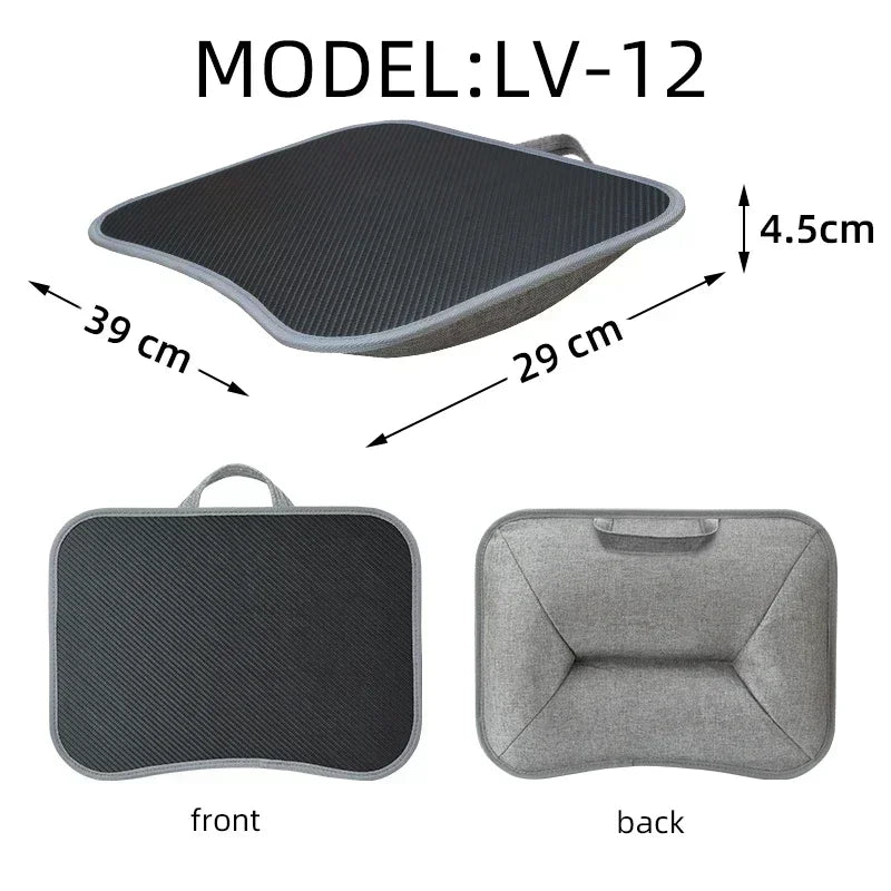 Multifunctional Portable Travel Laptop Desk Back Cushion High-density Sponge Bedroom Sofa Lap Table Simple, Soft and Comfortable