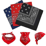 Fashion Bandana Kerchief Head Square Scarves Print Handkerchief Woman Man Hair Band Neck Scarf Sports Headwear Wrap Head Scarf