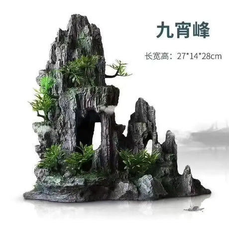 Fish Tank Landscaping Simulation Rockery Layout  Aquarium Decoration Set Decorations Size Combination Package