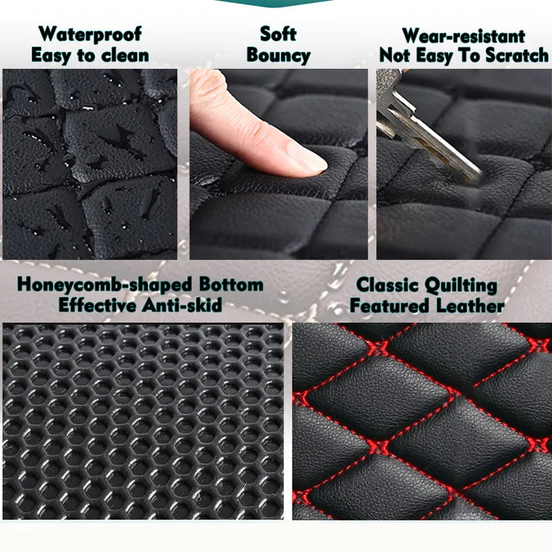 Car floor mats for Ford Mustang 2011 2012 2013 2014 Custom auto foot Pads automobile carpet cover