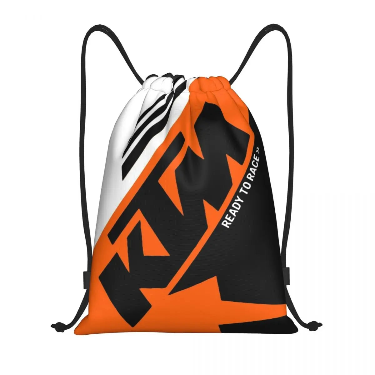 Ready To Race Enduro Moto Cross Drawstring Bags Football Backpack Gym Sackpack Motocycle Bike String Bag for Exercise