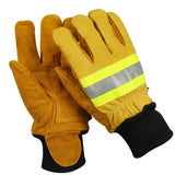 Cow Leather Fire Gloves Heat Resistant Radiant Work Protection Fireproof Gloves For Protecting Rescuers'hand Safety Gloves