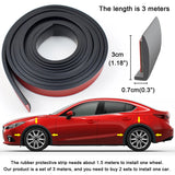 Universal Fender Flares Car Wheel Arches Wing Expander Arch Eyebrow Mudguard Lip Body Kit Protector Cover Mud Guard Accessories