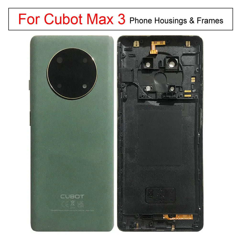 Battery Back Cover Door for Cubot Max 3, Phone Battery Housings Frames Case, Mobile Phone Repair Parts