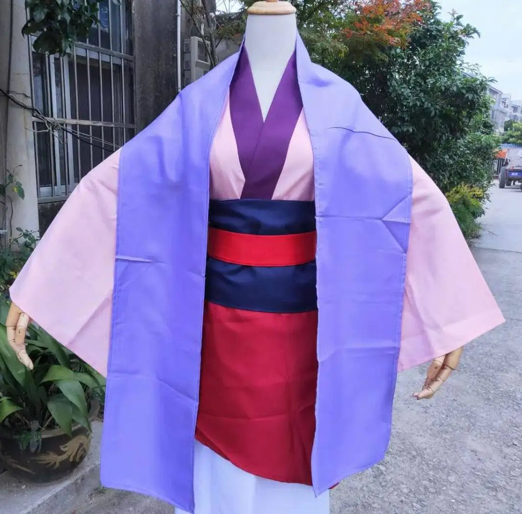 Film and Animation Mulan Cosplay Women's Hanfu Cosplay Mulan Performance Costume Ancient Costume