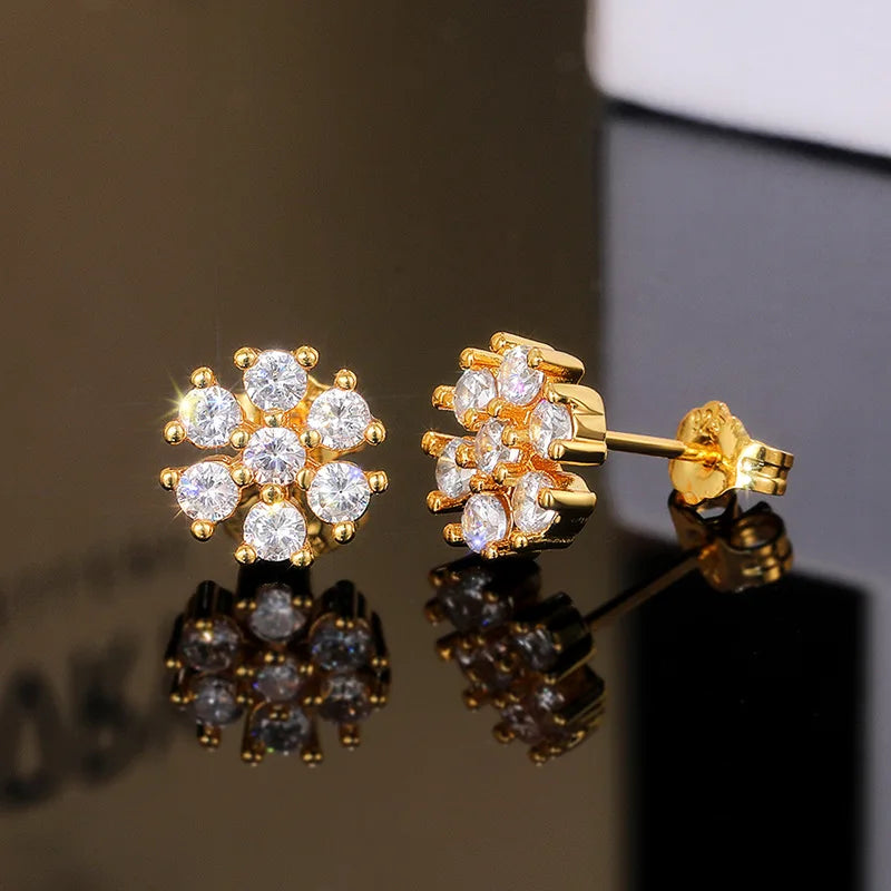 Weight Loss Magnet Earring Zircon Crystal Strong Magnetic Therapy Slimming Health Care Power Clip Earrings Party Wedding Jewelry