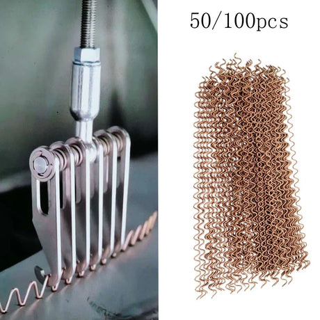 50/100pcs 320mm To 335mm Spot Welding Electrodes Wave Wires Spotter Consumable For Car Body Repair Dent Puller Car Repair Tools