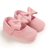 Pink Baby Shoes Princess Fashion Sneakers Infant Toddler Soft sole Anti Slip First Walkers 0-1 year old baby Christening Shoes