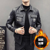 2023 New Men's Leather Jackets Autumn Winter Casual Motorcycle PU Jacket Biker Leather Coats Brand Clothing Plus size S-5XL