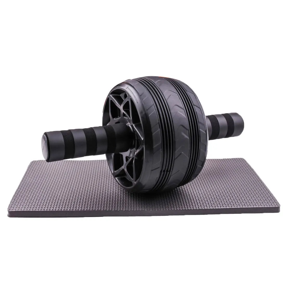 AB Roller Wheel Machine Abdominal Exercise Trainer Health And Fitness Workout Equipment For Home Gym With Mat Boxing Training