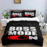 H-Hugo Boss Logo Print Bedding Sets Exquisite Bed Supplies Set Duvet Cover Bed Comforter Set Bedding Set Luxury Birthday Gift