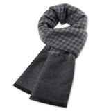 High Quality Men Scarf Autumn Winter Plaid Knitted Wool Muffler Male Business Classic Thick Warm Shawl Gentlemen Chrismas Gift