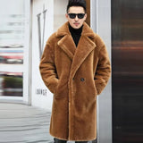 Fur Parkas Warm Men's Long Jacket New 2023 Winter Jacket Men Snow Wear Winter Coat Men's Clothing Thicken Warm Fleece Jackets