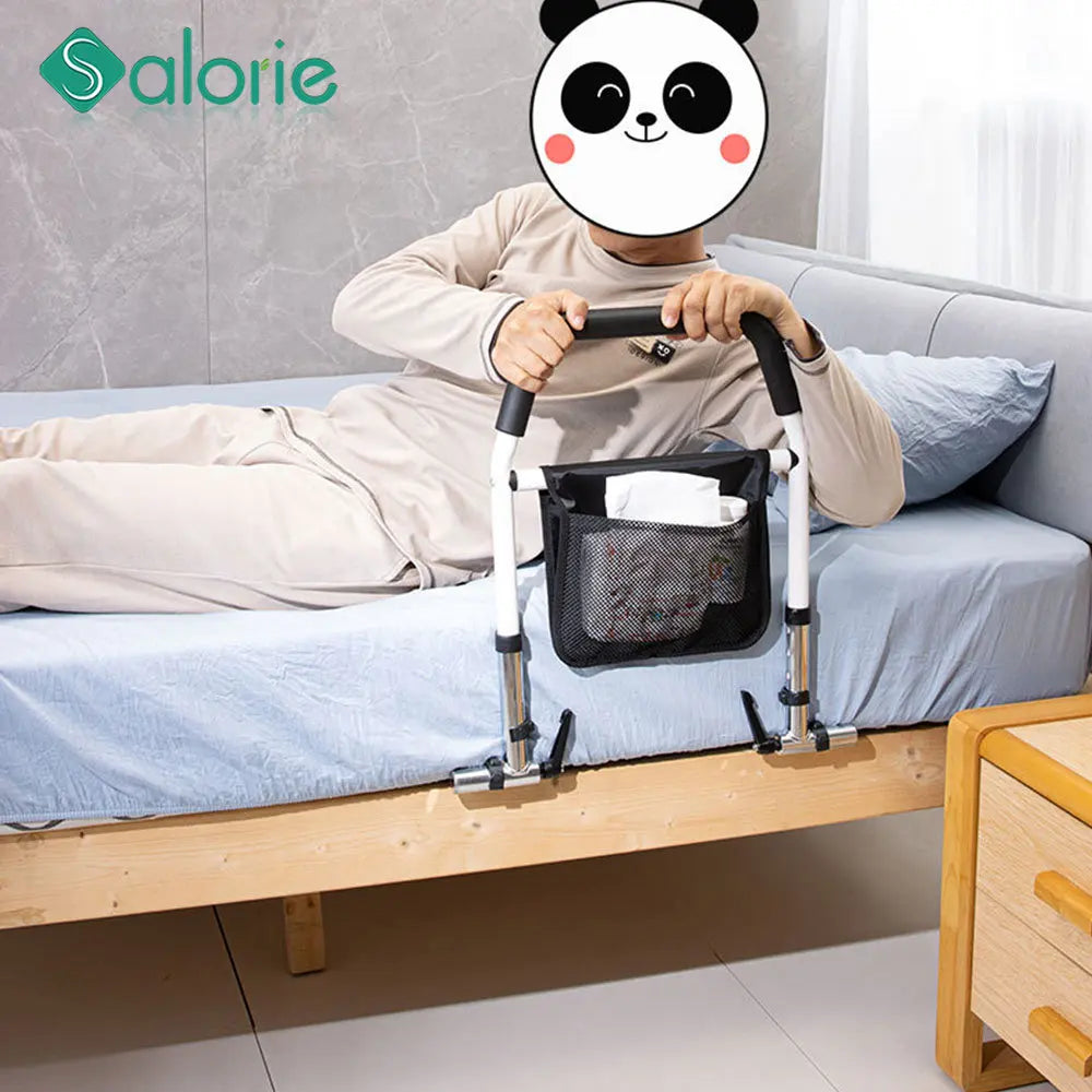 Adjustable Mobility Aids Elderly Beds Railing Support Bar Hand Bed Rail for Elderly Senior Anchor Bed Assist Bar Handle Bracket