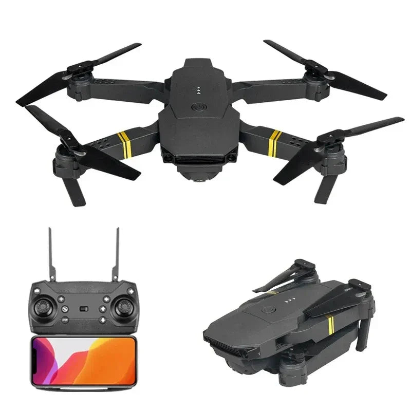 Mini RC Drone With Camera HD Wifi Fpv Photography Foldable Quadcopter Fixed Height Professional Drones E58 Gifts Toys for boys