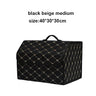 Car Trunk Organizer Box Large Capacity Auto Multiuse Tools Storage Bag Stowing Tidying Leather Folding For Emergency Storage Box