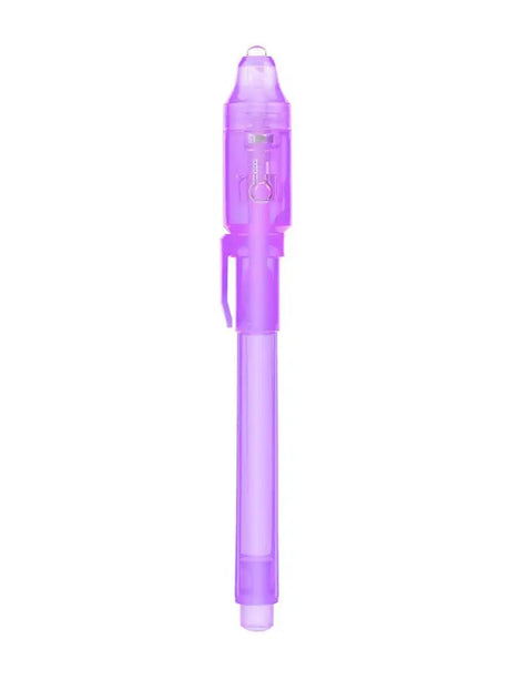 Secret Pen Invisible Spy Disappearing Ink Pen with UV Light Magic Marker for Secret Message Kids Party Favors Toys Gifts