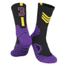 $19.99 5 Pairs Men's Athletic Crew Socks Performance Thick Cushioned Sport Basketball Running Training Compression Sock