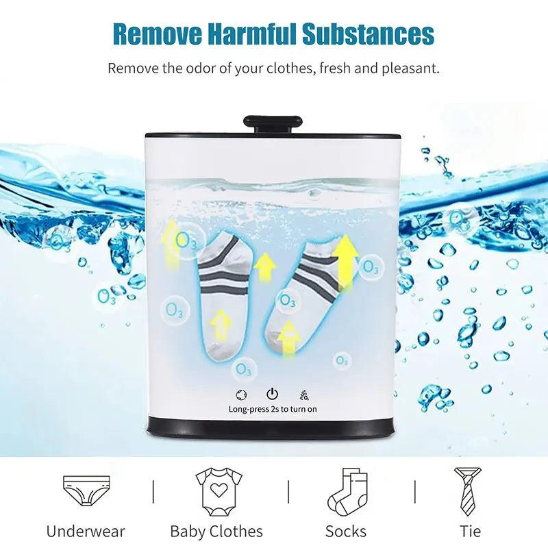 Portable Washing Machine for Underpants Underwear Sock 2L Capacity Mini Laundry Machine Turbine Washer for Home Dormitory