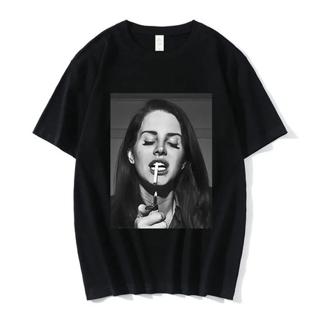 New Lana Del Rey Ldr Graphic Print T Shirt Fashion Streetwear Short Sleeve Casual Crew Neck Plus Size T Shirt Women