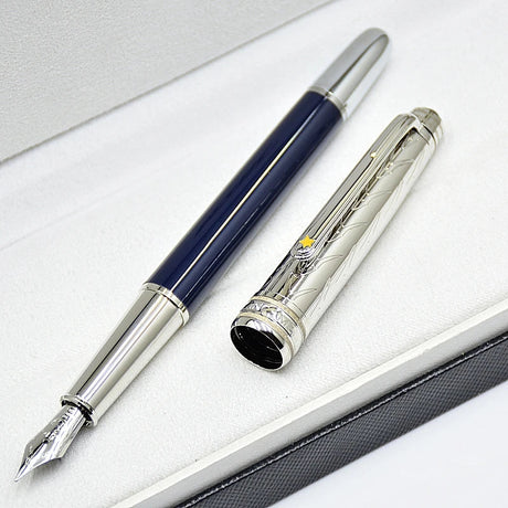 Special Edition Little Prince Rollerball Pen MB Blue 163 Ballpoint Pen Fountain Pens Writing Office Supplies With Serial Numbe