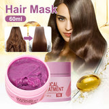 60ml Magical Hair Mask 5 Seconds Repair Damage Frizzy Soft Smooth Shiny Hair Deep Moisturizing Treatment Hair Root Scalp Care