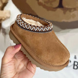 Luxury Designer Children Shoe Girl Boy Ultra Mini Tazz Baby Winter Boot Toddler Warm Ankle Snow Fur Boot Kid Tasman Flat Slipper