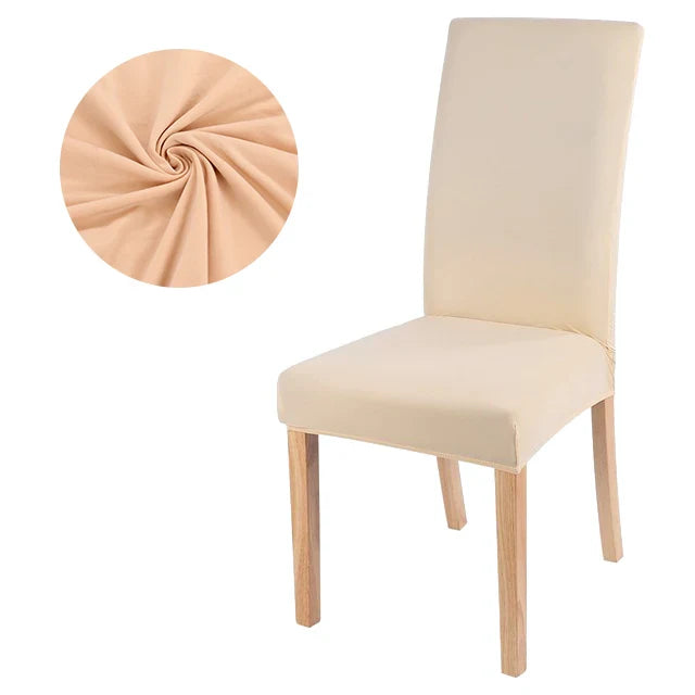 Elastic solid color Chair Cover Home Spandex Stretch Slipcovers Chair Seat Covers For Kitchen Dining Room Wedding Banquet Home