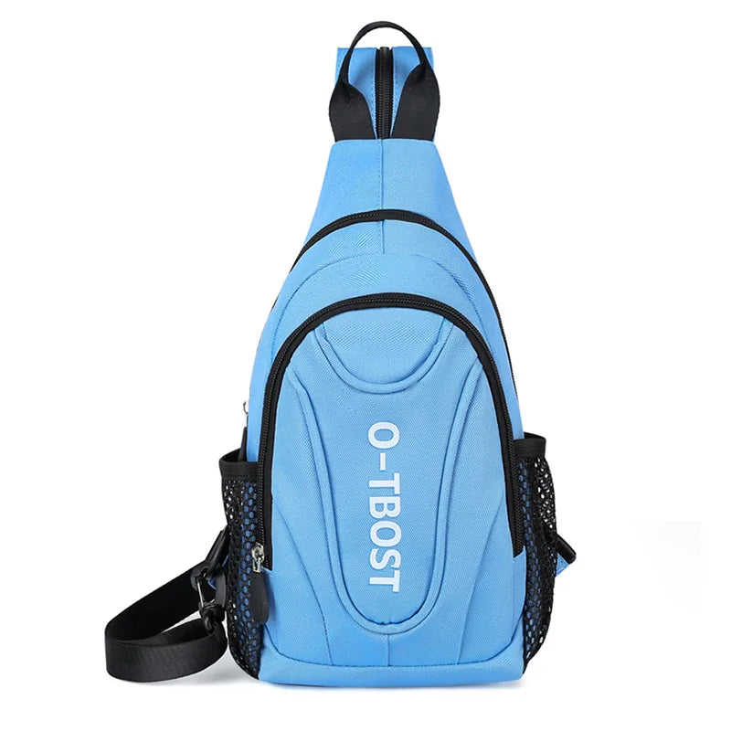 Men Women Polyester Shoulder Bags Outdoor Nylon Fanny Packs Casual Chest Bags Belt Pouch Travel Hip Bag Sport Purses Pocket