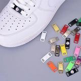 1Pair AF1 Diamond Shoe Charms Fashion Laces Buckle Quality Metal Shoelaces Decorations Chapa Air Force One Shoes Accessories