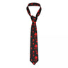 Mens Tie Classic Skinny Haloween Scary Skull Neckties Narrow Collar Slim Casual Tie Accessories Gift