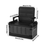 Large Capacity Fishing Tackle Box Multifunctional Fishing Lures Hook Box Foldable Storage Organizer Portable Outdoor Tackle Box