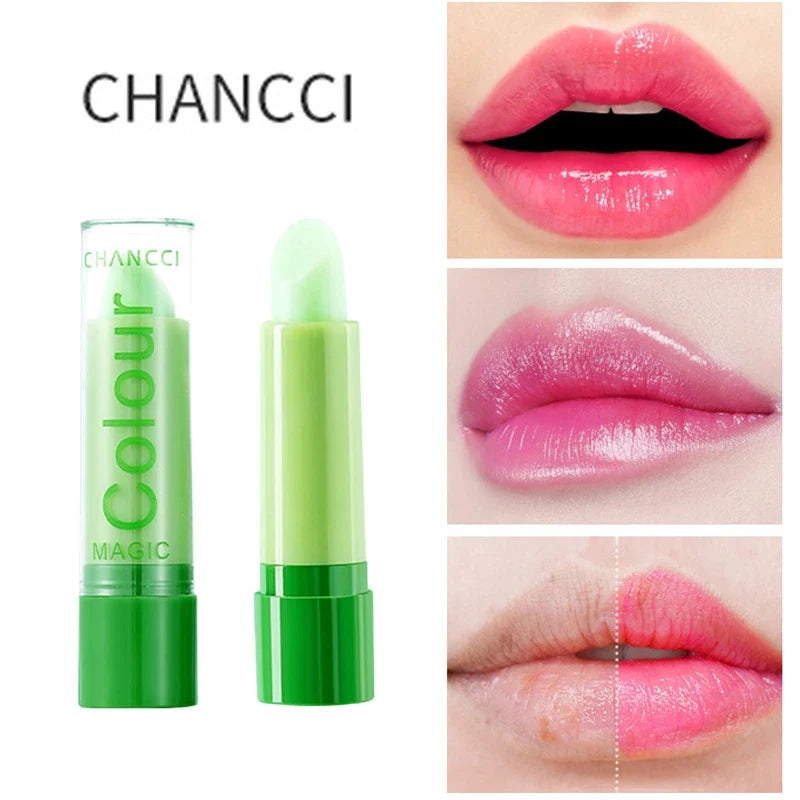 Magic Color-changing Lipstick Aloe Vera Long Lasting Moisturizing Lip Balm Fade Lip Wrinkle Fast Lightening Pink Lip Care Repair