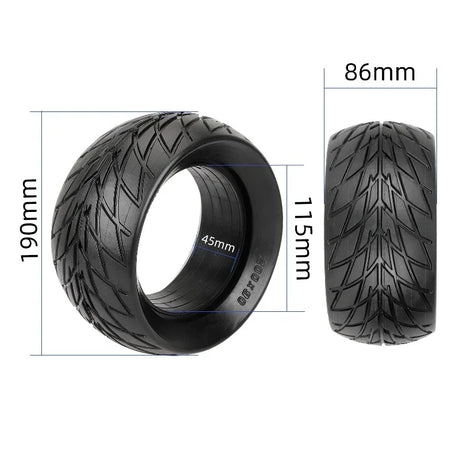 Electric scooter tires 200x90 solid  Balance car 8-inch widened  Off-road