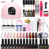 LILYCUTE Manicure Set For Quick Nail Extensions Gel Nail Polish With UV LED Nail Lamp Electric Nail Drill All For Nail Gel Tools