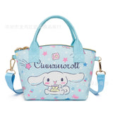 Sanrio Hello Kitty Backpack My Melody Schoolbag Cinnamoroll Handbag Kuromi Crossbody Bag Pochacco Pu Leather Wallet