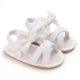 Girls' sandals Bowknot pearl sandals Children's sandals Toddler walking shoes