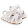 Girls' sandals Bowknot pearl sandals Children's sandals Toddler walking shoes