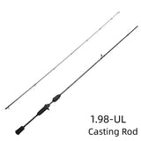 Mavllos RESOLUTE BFS Casting Rod,1.8m 1.98m 2.08m Bait 0.8-7g/1-10g Toray Carbon Ultralight UL Tip Fast Fishing Spinning Rod